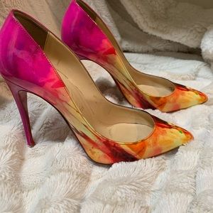 Christian Louboutin Pigalle Follies Tie Dye Pumps